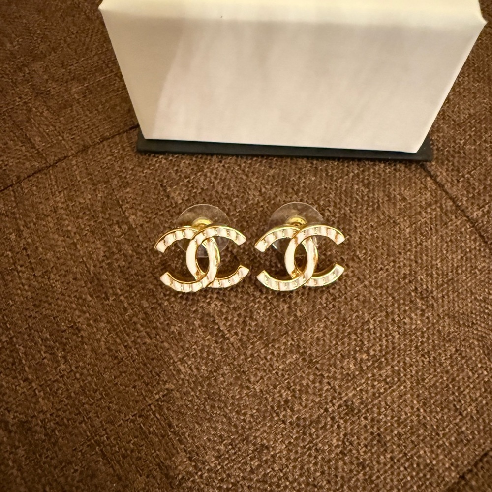 Chanel CC earrings. Original. Bought in Paris. Pristine condition. Barely worn.